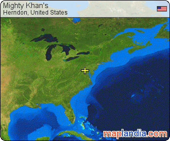 Mighty Khan's satellite map