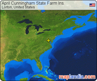 April Cunningham State Farm Ins. satellite map