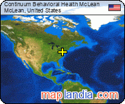 Continuum Behavioral Health McLean satellite map