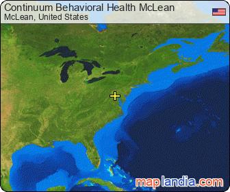 Continuum Behavioral Health McLean satellite map
