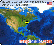 Mayberry Dental -Cosmetic Dentistry satellite map