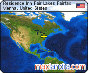 Residence Inn Fair Lakes Fairfax satellite map