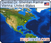 Dentist Dr. Sheldan Ramai satellite map