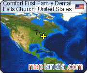 Comfort First Family Dental satellite map