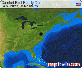 Comfort First Family Dental satellite map