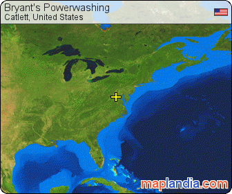 Bryant's Powerwashing satellite map