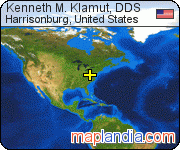 Kenneth M. Klamut, DDS satellite map