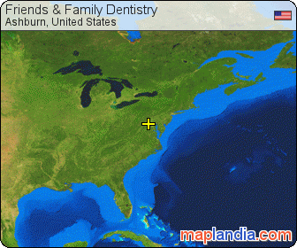 Friends & Family Dentistry satellite map