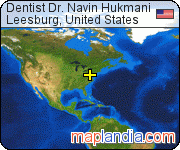 Dentist Dr. Navin Hukmani satellite map