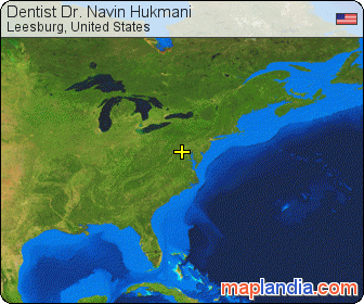 Dentist Dr. Navin Hukmani satellite map
