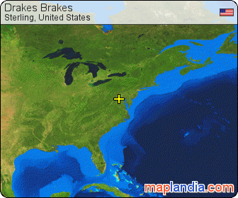 Drakes Brakes satellite map