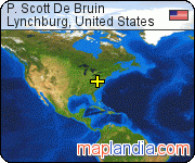 P. Scott De Bruin satellite map