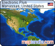 Electronic Plus satellite map