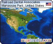Railroad Dental Associates satellite map