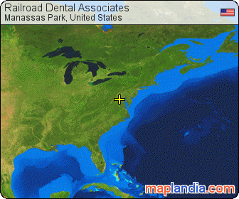 Railroad Dental Associates satellite map