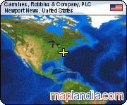 Carmines, Robbins & Company, PLC satellite map