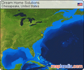 Dream Home Solutions satellite map