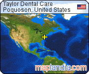 Taylor Dental Care satellite map