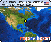 Beth Holland State Farm Insurance satellite map