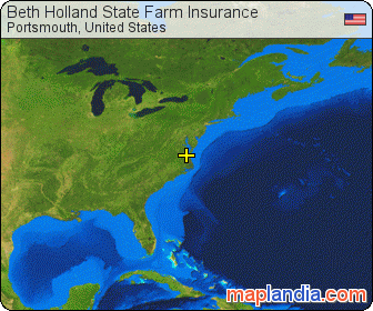 Beth Holland State Farm Insurance satellite map