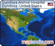 Dumfries Animal Hospital satellite map