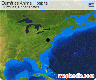 Dumfries Animal Hospital satellite map
