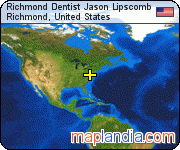 Richmond Dentist Jason Lipscomb satellite map