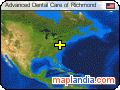 Advanced Dental Care of Richmond satellite map