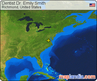 Dentist Dr. Emily Smith satellite map