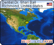 Dentist Dr. Shari Ball satellite map
