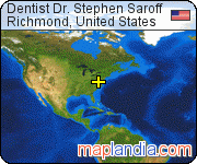 Dentist Dr. Stephen Saroff satellite map