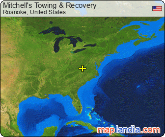 Mitchell's Towing & Recovery satellite map