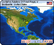 CertaPro Painters Of Front Royal, V satellite map