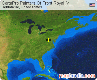 CertaPro Painters Of Front Royal, V satellite map