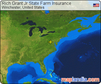 Rich Grant Jr State Farm Insurance satellite map