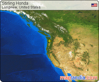 Stirling Honda satellite map