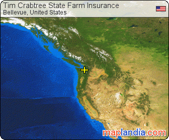 Tim Crabtree State Farm Insurance satellite map