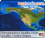 Renaissance Seattle Hotel satellite map