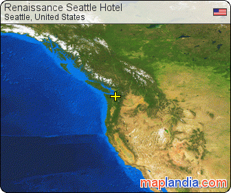 Renaissance Seattle Hotel satellite map