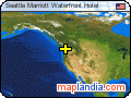 Seattle Marriott Waterfront Hotel satellite map