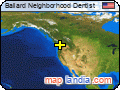 Ballard Neighborhood Dentist satellite map