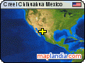 Creel Chihuahua Mexico satellite map