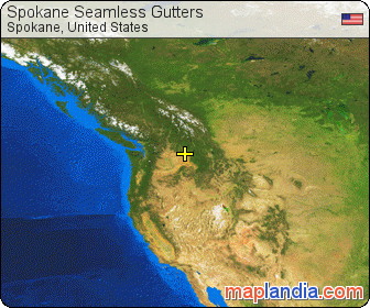 Spokane Seamless Gutters satellite map