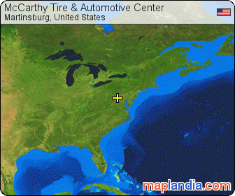 McCarthy Tire & Automotive Center satellite map