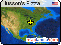 Husson's Pizza satellite map
