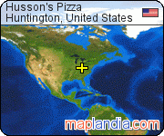 Husson's Pizza satellite map