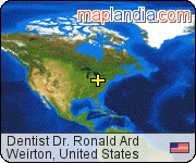 Dentist Dr. Ronald Ard satellite map