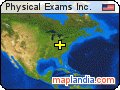 Physical Exams Inc. satellite map