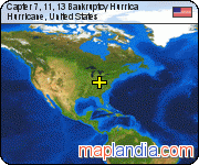 Capter 7, 11, 13 Bankruptcy Hurrica satellite map