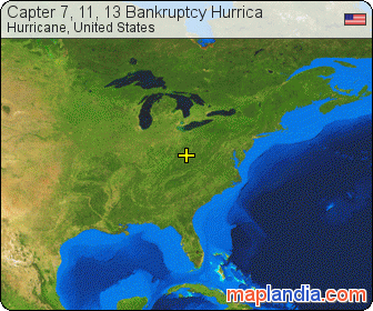 Capter 7, 11, 13 Bankruptcy Hurrica satellite map